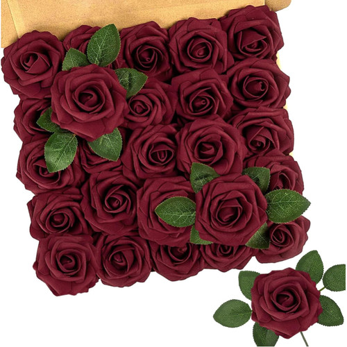 Kuenstliche rosen stueck - rosen, 25