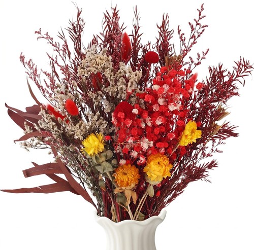 Trockenblumenstrauß groß - trockenblumenstrauß,