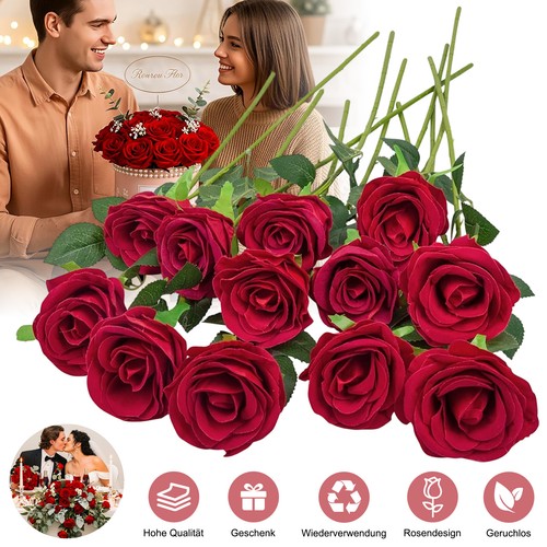Köpfe künstliche rosen - 12,