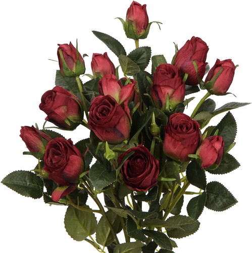 Kunstblumen rosenstrauß - kunstblumen,