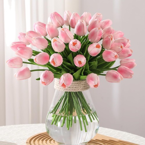Künstliche tulpen rosa - künstliche,