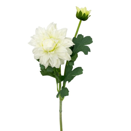 Kunstblume dahlie weiß - dahlie, ca.